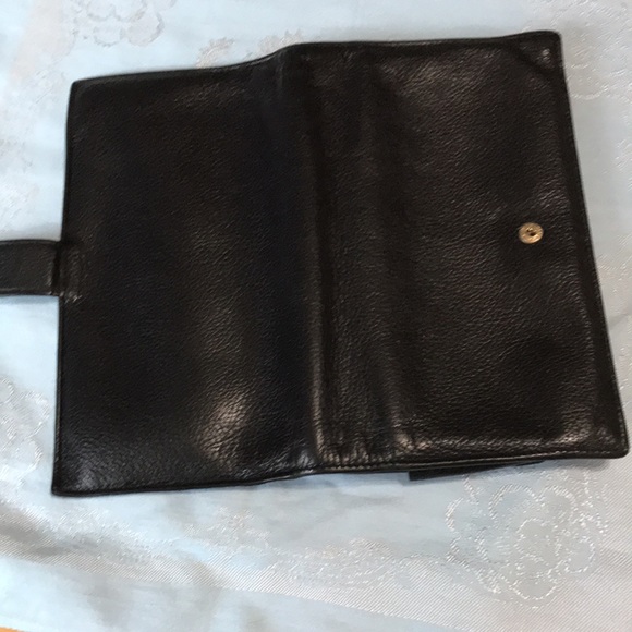 Lonchamp Vintage Black Leather Wallet - Picture 14 of 16